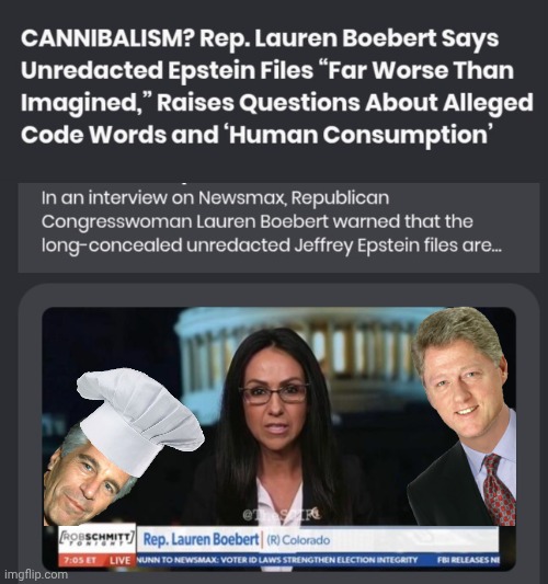 Cannibalism on Epstein Island? | image tagged in cannibalism,epstein,island | made w/ Imgflip meme maker