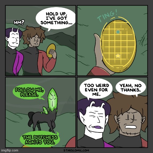 image tagged in stars,vampire,werewolf,horse,crystal,weird | made w/ Imgflip meme maker