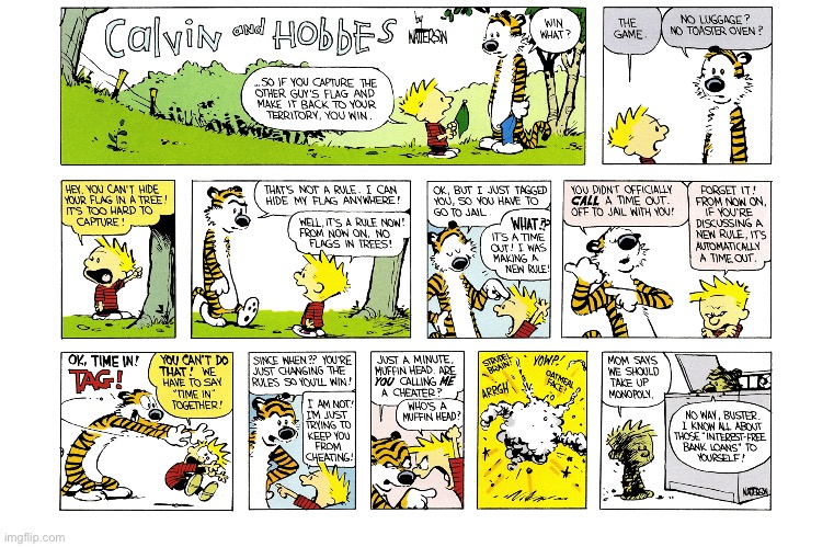 image tagged in calvin and hobbes,comics | made w/ Imgflip meme maker