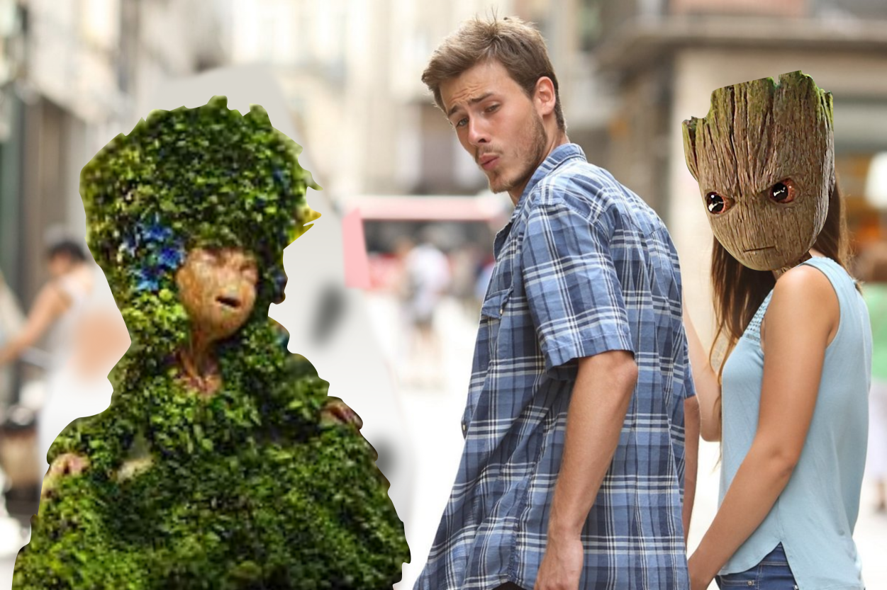Smolgroot jealous meme Blank Meme Template
