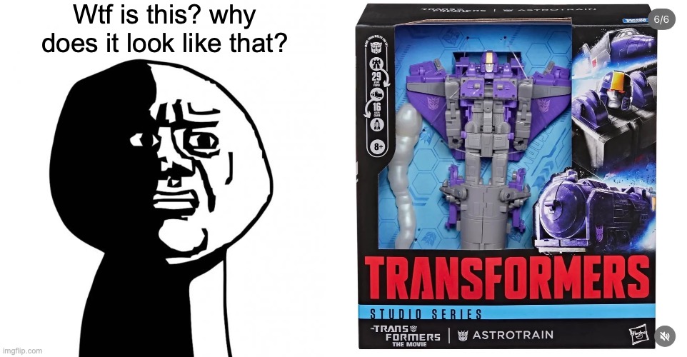 I was already giving up on getting the siege version | Wtf is this? why does it look like that? | image tagged in oh god why,memes,transformers g1,studio series | made w/ Imgflip meme maker