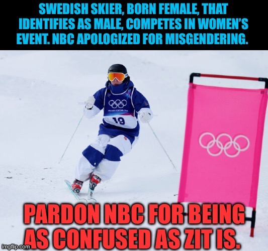 Confusing isn’t it? | image tagged in gifs,confused,woke,sports,nbc | made w/ Imgflip meme maker