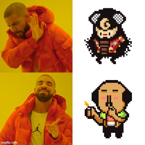 I'm sorry that Fly fans don't know that the P in Peak stands for PERCY | image tagged in memes,drake hotline bling,rpg,video games,2014 | made w/ Imgflip meme maker