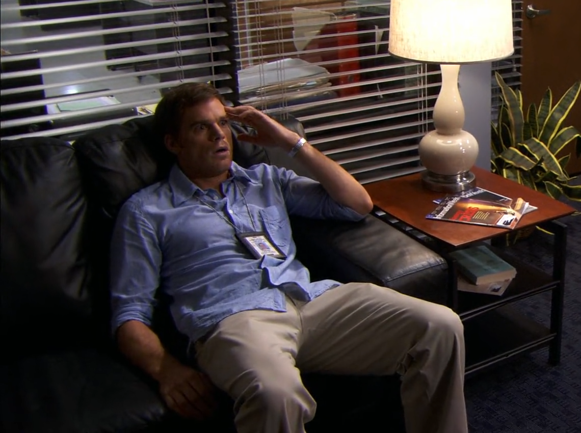 High Quality Surprised Dexter Blank Meme Template