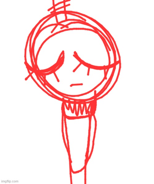 Fanart for Glisten | image tagged in white rectangle,anti glisten | made w/ Imgflip meme maker