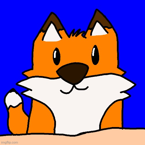 An original drawing digitalized | image tagged in art,drawing,ibis paint,fox | made w/ Imgflip meme maker