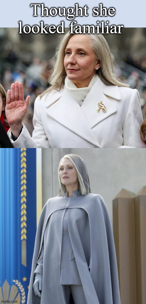May the votes always be in my favor. | Thought she looked familiar | made w/ Imgflip meme maker