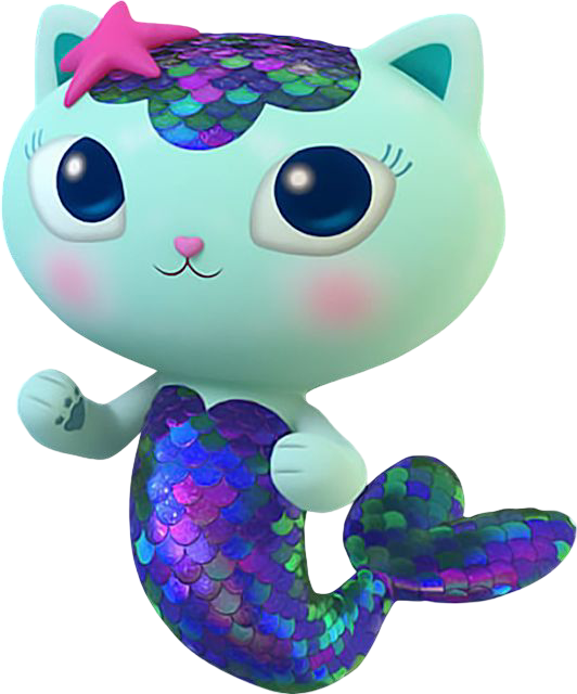 MerCat (Gabby's Dollhouse) Blank Meme Template