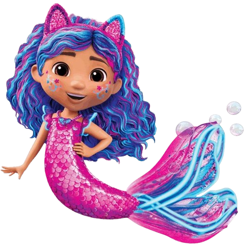 Mermaid Gabby Girl From Gabby's Dollhouse The Movie Blank Meme Template