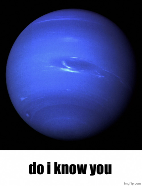 Neptune do I know you | image tagged in neptune do i know you | made w/ Imgflip meme maker