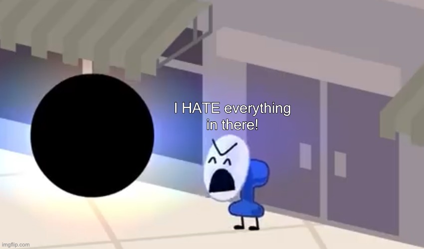 image tagged in i hate everything in there | made w/ Imgflip meme maker