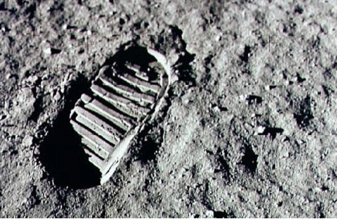 Neil Armstrong Footprint Blank Meme Template