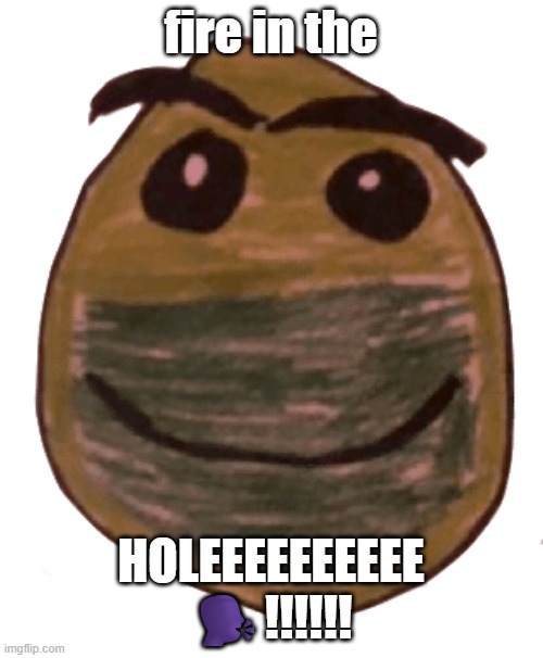 fire in the HOLEEEEEEEEEE ?️!!!!!! | image tagged in normal face | made w/ Imgflip meme maker