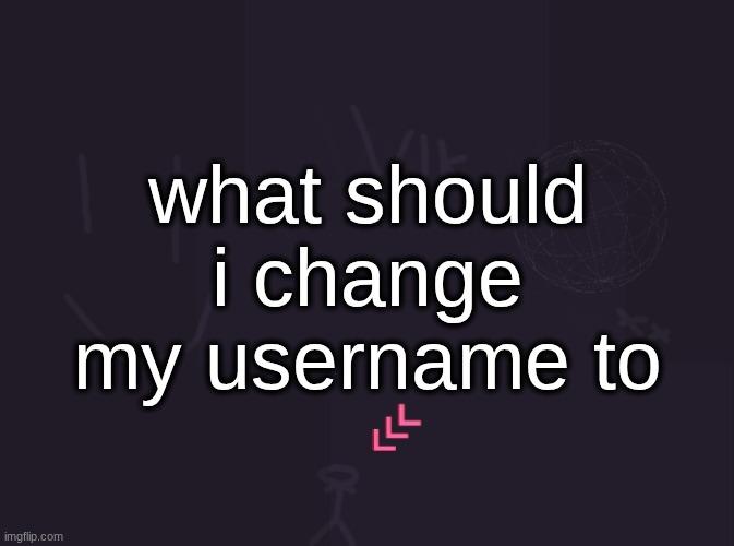 vik's image | what should i change my username to | image tagged in vik's image | made w/ Imgflip meme maker