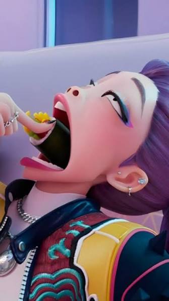 Kpop demon hunter kimbap Blank Meme Template