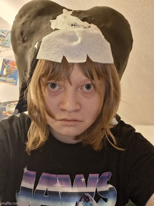 Current progress on the wig of my glindy cosplay | made w/ Imgflip meme maker