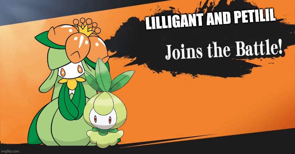 Thought I'd make this knowing how much I love Lilligant and Petilil. | LILLIGANT AND PETILIL | image tagged in smash bros,pokemon | made w/ Imgflip meme maker