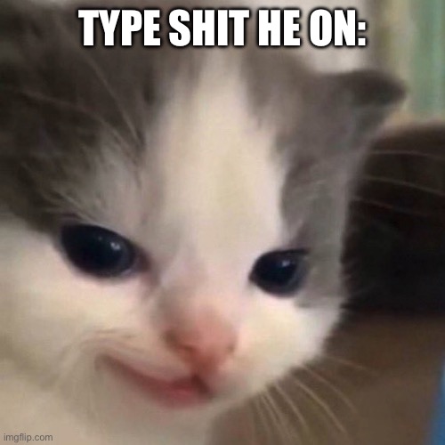 Mischief | TYPE SHIT HE ON: | image tagged in mischief | made w/ Imgflip meme maker