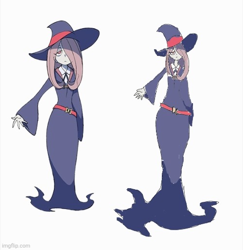 Drew Sucy because im bored and alone on valentines day:p | image tagged in little witch academia | made w/ Imgflip meme maker
