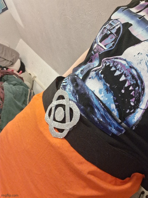 Anyway I also got the skirt and belt done | made w/ Imgflip meme maker