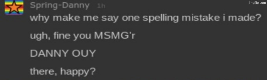 MSMG’r | image tagged in msmg r | made w/ Imgflip meme maker