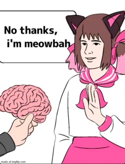 meowbahh is highkey disgusting | made w/ Imgflip meme maker