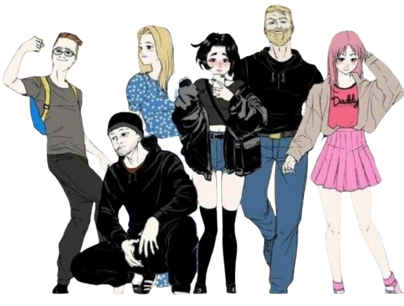 Wojak group Blank Meme Template