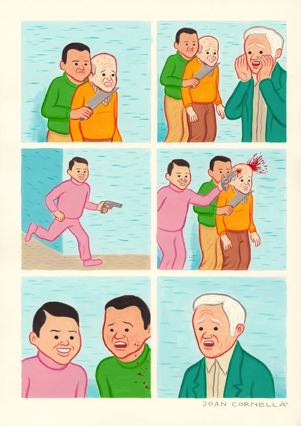 hostage joan cornella Blank Meme Template
