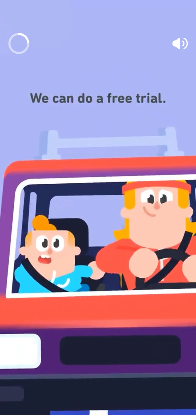Duolingo Driving Ad Blank Meme Template