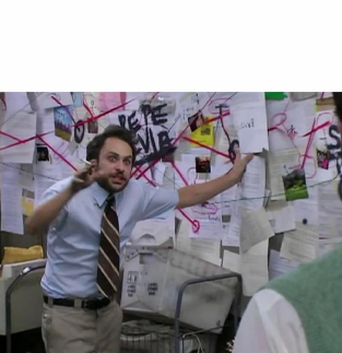 crazy guy explaining Blank Meme Template