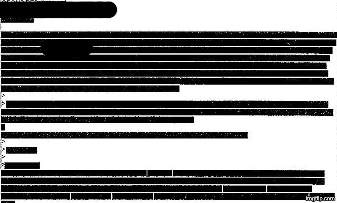 Redacted letter black lines Epstein Files Trump | image tagged in redacted letter black lines epstein files trump | made w/ Imgflip meme maker