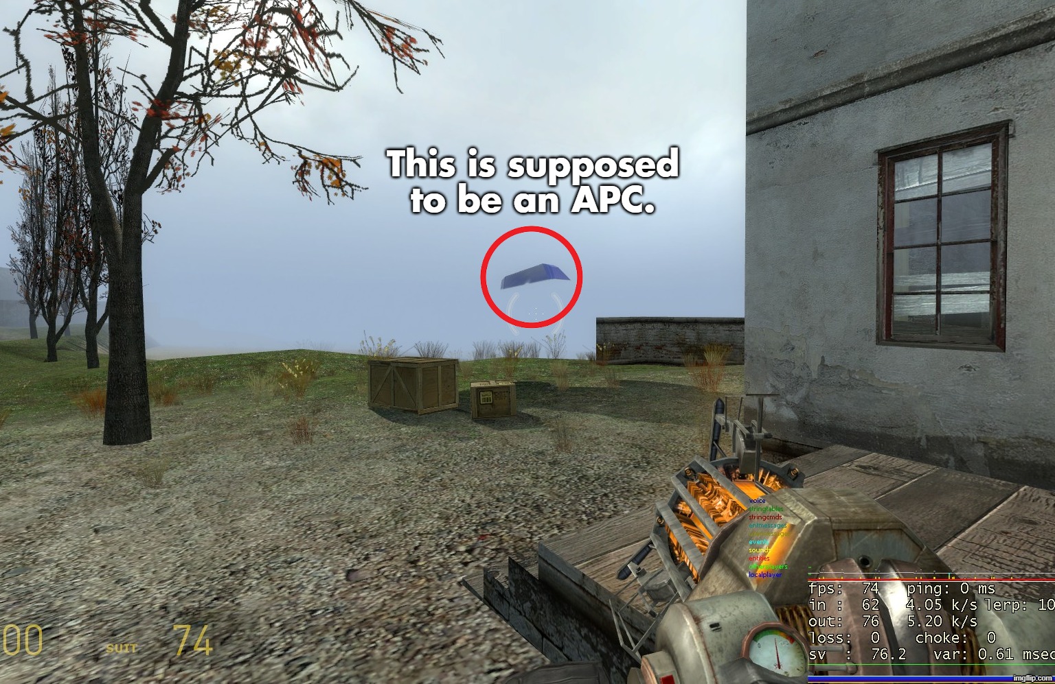 This is supposed to be an APC. | made w/ Imgflip meme maker