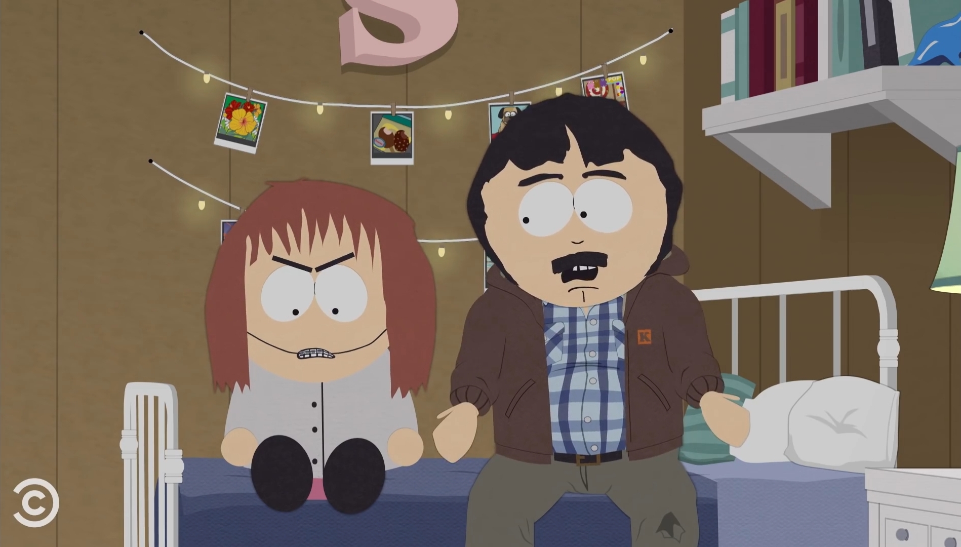 Randy Marsh and Shelley Blank Meme Template