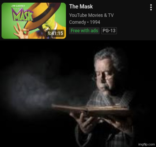 This is peak. I'm watching this. | image tagged in old man blowing dusty book | made w/ Imgflip meme maker