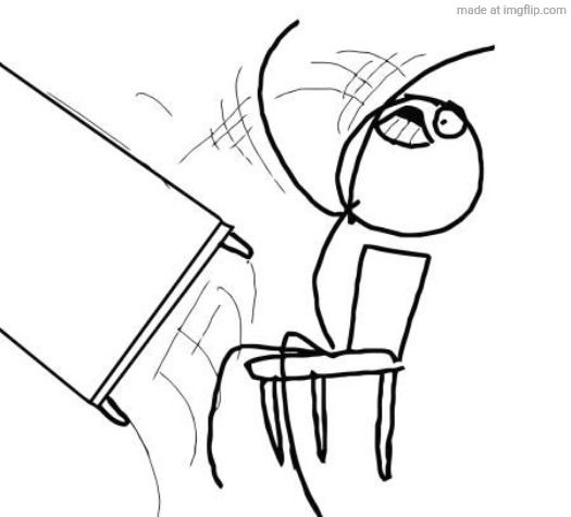 Table Flip Guy Meme | image tagged in memes,table flip guy | made w/ Imgflip meme maker