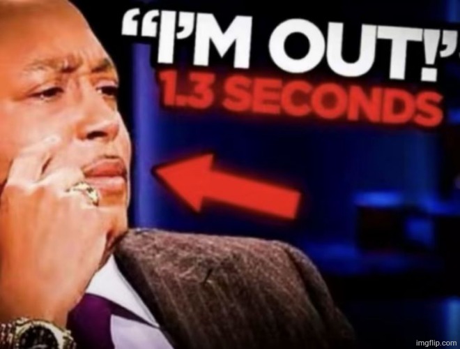 I'm out | image tagged in i'm out | made w/ Imgflip meme maker