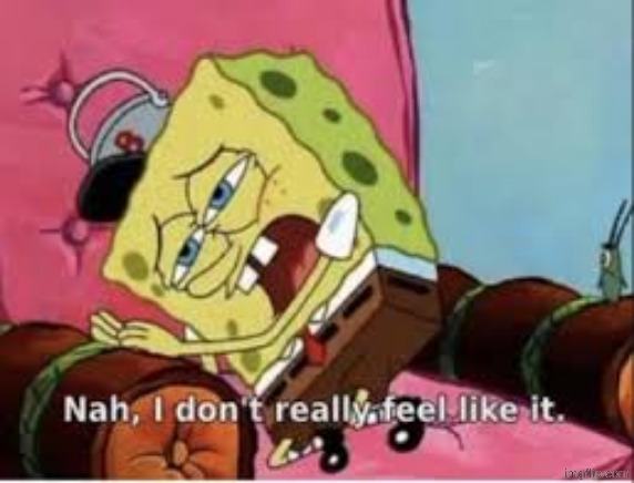 Nah, I don't really feel like it. | image tagged in nah i don't really feel like it | made w/ Imgflip meme maker