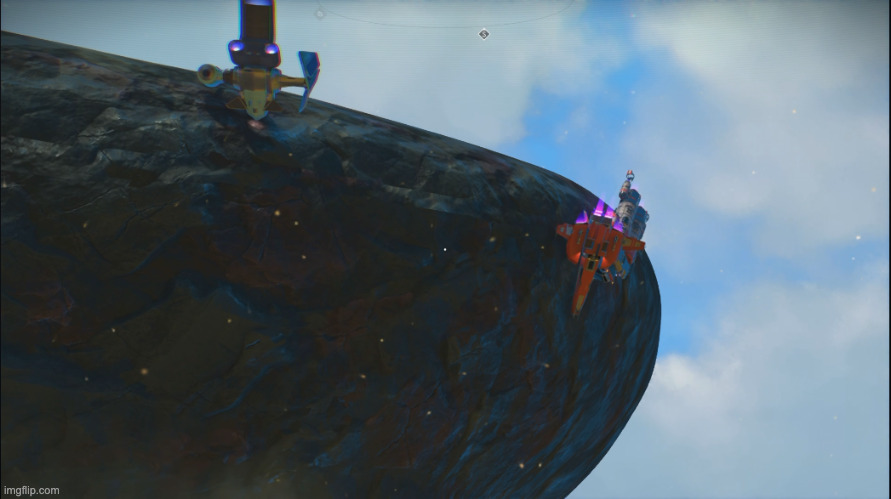 i found this on my planet | image tagged in true story,the rock driving,dumb blonde,probably,ship vs rock | made w/ Imgflip meme maker