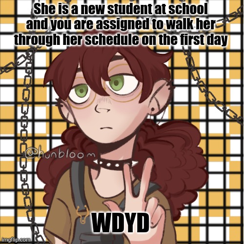 No joke or erp's | She is a new student at school and you are assigned to walk her through her schedule on the first day; WDYD | made w/ Imgflip meme maker