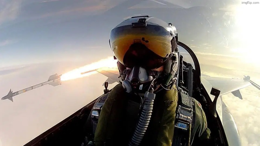 the humble air to air | image tagged in fighter pilot missile | made w/ Imgflip meme maker