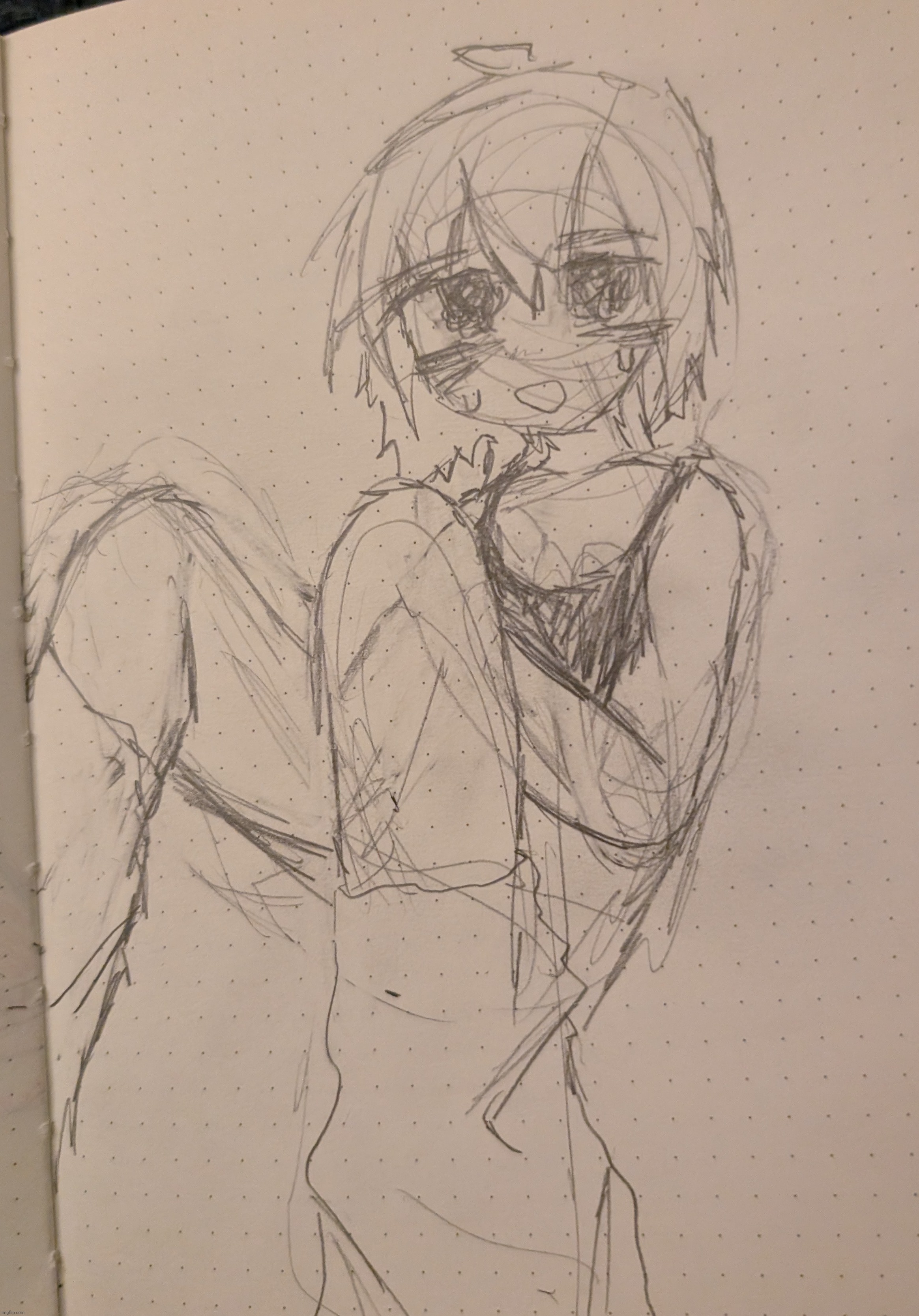 Sketch. just got my gf to sign up for here!! she will be posting in 30 days im very excited :DDDDDD | made w/ Imgflip meme maker