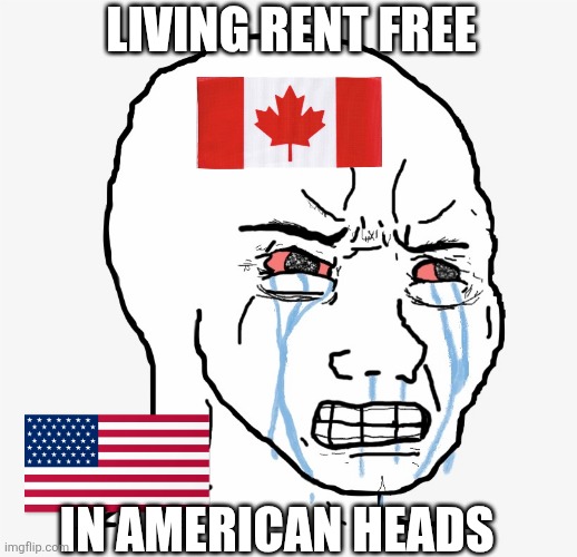 rent free | LIVING RENT FREE; IN AMERICAN HEADS | image tagged in rent free | made w/ Imgflip meme maker