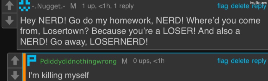 nugget goes too far | image tagged in nugget goes too far | made w/ Imgflip meme maker