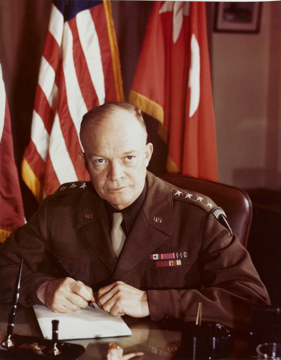 Serious Eisenhower Blank Meme Template