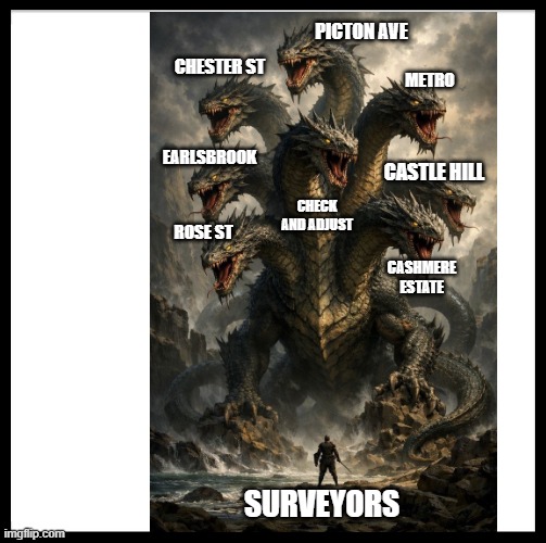 Be Like Bill | PICTON AVE; CHESTER ST; METRO; EARLSBROOK; CASTLE HILL; CHECK
AND ADJUST; ROSE ST; CASHMERE
ESTATE; SURVEYORS | image tagged in memes | made w/ Imgflip meme maker