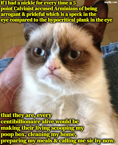 If I Had A nickel | image tagged in calvinism,calvinist memes,anti calvinism,reformed theology,if i had a nickel for everytime,hypocrites | made w/ Imgflip meme maker