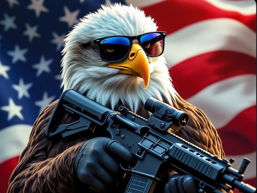 American Eagle AR 15 Blank Meme Template