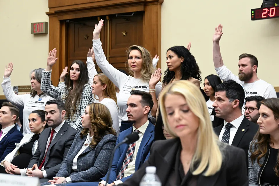 Pam Bondi don't care Blank Meme Template