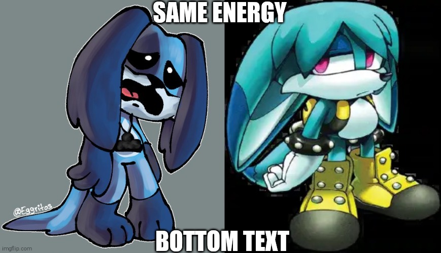 Dogpressed and kit are the same and there's nothing you can do to change my mind | SAME ENERGY; BOTTOM TEXT | image tagged in dogpressed,kitsunami,sonic the hedgehog,frowning critters | made w/ Imgflip meme maker