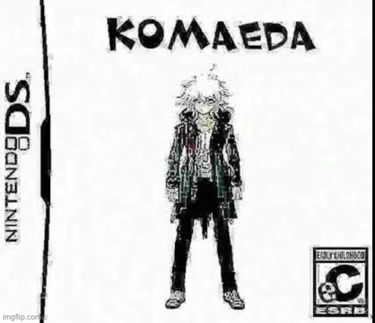 NAGITO KOMAEDA ON THE NINTENDO DS | image tagged in nagito komaeda on the nintendo ds | made w/ Imgflip meme maker